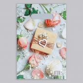 Полиэтиленовый пакет  Подарочек  с вырубной усиленной ручкой - 20 х 30 см. - Сима-Ленд - купить с доставкой в Реутове