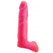 Розовая насадка-фаллос для трусиков Harness - 16,5 см. - LOVETOY (А-Полимер) - купить с доставкой в Реутове