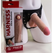 Страпон в подарочной упаковке: трусики с плугом и фаллоимитатор-насадка - 16 см. - LOVETOY (А-Полимер) - купить с доставкой в Реутове