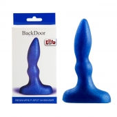 Синий анальный стимулятор Beginners p-spot massager - 11 см. - Lola Games - в Реутове купить с доставкой