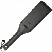 Черная кожаная шлепалка SitaBlack - 30 см. - Sitabella - купить с доставкой в Реутове