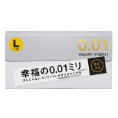 Презервативы Sagami Original 0.02 L-size увеличенного размера - 5 шт. - Sagami - купить с доставкой в Реутове