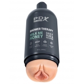 Телесный мастурбатор-вагина Shower Therapy Milk Me Honey - Pipedream - в Реутове купить с доставкой