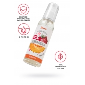 Съедобная гель-смазка Yovee «Двойной соблазн» с Д-пантенолом и вкусом клубники и дыни - 100 мл. - ToyFa - купить с доставкой в Реутове