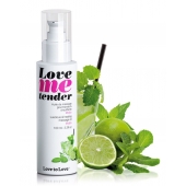 Съедобное согревающее массажное масло Love Me Tender Mojito с ароматом мохито - 100 мл. - Love to Love - купить с доставкой в Реутове