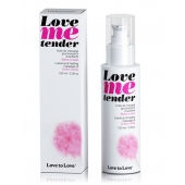 Съедобное согревающее массажное масло Love Me Tender Cotton Candy с ароматом сладкой ваты - 100 мл. - Love to Love - купить с доставкой в Реутове
