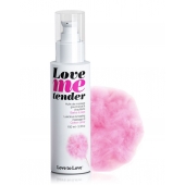 Съедобное согревающее массажное масло Love Me Tender Cotton Candy с ароматом сладкой ваты - 100 мл. - Love to Love - купить с доставкой в Реутове