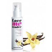 Съедобное согревающее массажное масло Love Me Tender Vanilla с ароматом ванили - 100 мл. - Love to Love - купить с доставкой в Реутове