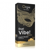 Съедобный гель Dual Vibe Pina Colada с эффектом вибрации и вкусом коктейля пина колада - 15 мл. - ORGIE - купить с доставкой в Реутове
