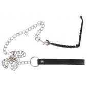 Зажим для половых губ с поводком Pussy Clamp With A Leash - Orion - купить с доставкой в Реутове