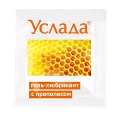 Гель-лубрикант «Услада с прополисом» - 3 гр. - Биоритм - купить с доставкой в Реутове