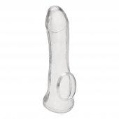 Прозрачная насадка на пенис Transparent Penis Enhancing Sleeve Extension - 15,9 см. - BlueLine - в Реутове купить с доставкой