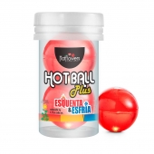 Лубрикант на масляной основе Hot Ball Plus с охлаждающе-разогревающим эффектом (2 шарика по 3 гр.) - HotFlowers - купить с доставкой в Реутове