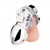 Клетка на пенис из металла Obedience Cock Cage - BlueLine - купить с доставкой в Реутове