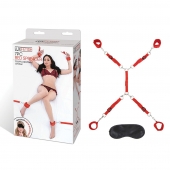 Красная фиксация на матрас Classic Bedspreader - Lux Fetish - купить с доставкой в Реутове