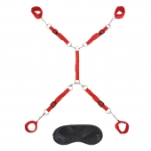 Красная фиксация на матрас Classic Bedspreader - Lux Fetish - купить с доставкой в Реутове