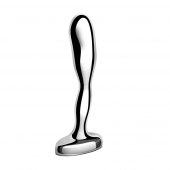 Стальной стимулятор простаты Stainless Steel Prostate Plug - 11,5 см. - b-Vibe - в Реутове купить с доставкой