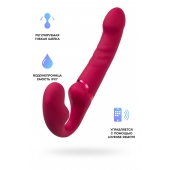 Малиновый безремневой страпон Lapis - 23 см. - Lovense - купить с доставкой в Реутове