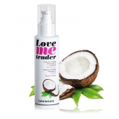Съедобное согревающее массажное масло Love Me Tender Cocos с ароматом кокоса - 100 мл. - Love to Love - купить с доставкой в Реутове