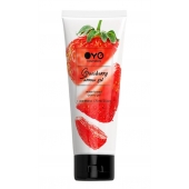 Лубрикант на водной основе OYO Aroma Gel Strawberry с ароматом клубники - 75 мл. - OYO - купить с доставкой в Реутове