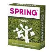 Классические презервативы SPRING CLASSIC - 3 шт. - SPRING - купить с доставкой в Реутове