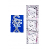 Розовые презервативы Sagami Xtreme FEEL FIT 3D - 3 шт. - Sagami - купить с доставкой в Реутове