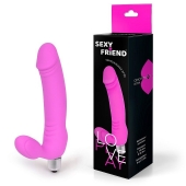 Розовый безремневой страпон Sexy Friend - 1137 - купить с доставкой в Реутове