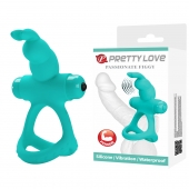 Бирюзовое эрекционное виброкольцо Passionate Figgy - Baile - в Реутове купить с доставкой