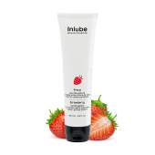Лубрикант на водной основе Nuei Inlube с алоэ вера и ароматом клубники - 100 мл. - Nuei cosmetics - купить с доставкой в Реутове