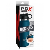 Мастурбатор-вагина в синей колбе F*ck Flask - Pipedream - в Реутове купить с доставкой