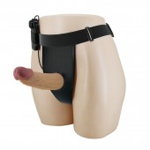 Полый вибрострапон на регулируемых трусиках Draven - 17,5 см. - Baile - купить с доставкой в Реутове