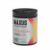 Анатомические презервативы MAXUS Sensual - 15 шт. - Maxus - купить с доставкой в Реутове