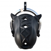 Черный замок верности Extreme Silicone Cock Blocker - Pipedream - купить с доставкой в Реутове