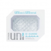 Прозрачный мастурбатор-стимулятор Tenga Uni Diamond - Tenga - в Реутове купить с доставкой