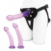 Тренировочный набор с тремя насадками Pegging Training Set - Lux Fetish - купить с доставкой в Реутове