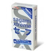 Презервативы Sagami Xtreme Ultrasafe с двойным количеством смазки - 10 шт. - Sagami - купить с доставкой в Реутове