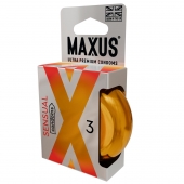 Презервативы анатомической формы Maxus Sensual - 3 шт. - Maxus - купить с доставкой в Реутове