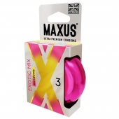 Ароматизированные презервативы Maxus Exotic Mix - 3 шт. - Maxus - купить с доставкой в Реутове