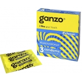 Классические презервативы с обильной смазкой Ganzo Classic - 3 шт. - Ganzo - купить с доставкой в Реутове