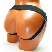 Трусики для страпона коричневого цвета - БДСМ Арсенал - купить с доставкой в Реутове