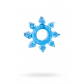 Голубая гелевая насадка-звезда - Toyfa Basic - в Реутове купить с доставкой