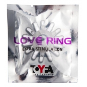 Прозрачное гелевое эрекционное кольцо с шипиками - Toyfa Basic - в Реутове купить с доставкой