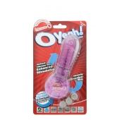 Фиолетовое эрекционное кольцо с вибрацией и пальчиком OYEAH PURPLE - Screaming O - в Реутове купить с доставкой