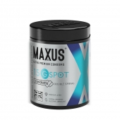 Гладкие презервативы Maxus G spot с двойной спиралью - 15 шт. - Maxus - купить с доставкой в Реутове