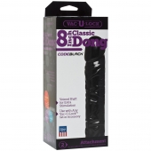 Насадка-фаллоимитатор Vac-U-Lock CodeBlack 8 Inch Classic Dong - 19,3 см. - Doc Johnson - купить с доставкой в Реутове