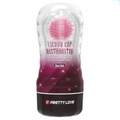 Прозрачный текстурированный мастурбатор Vacuum Cup Masturbator Black Hole - Baile - в Реутове купить с доставкой