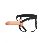 Полый страпон на ремнях 8’’ Hollow Silicone Strap-on - Pipedream - купить с доставкой в Реутове