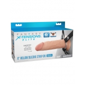 Полый страпон на ремнях 6’’ Hollow Silicone Strap-on - Pipedream - купить с доставкой в Реутове