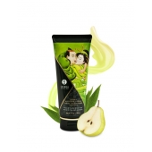 Массажный крем для тела с ароматом груши и зелёного чая Pear   Exotic Green Tea - 200 мл. - Shunga - купить с доставкой в Реутове