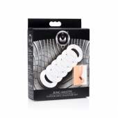 Комплект из 6 прозрачных эрекционных колец Ring Master Custom Ball Stretcher Kit - XR Brands - в Реутове купить с доставкой